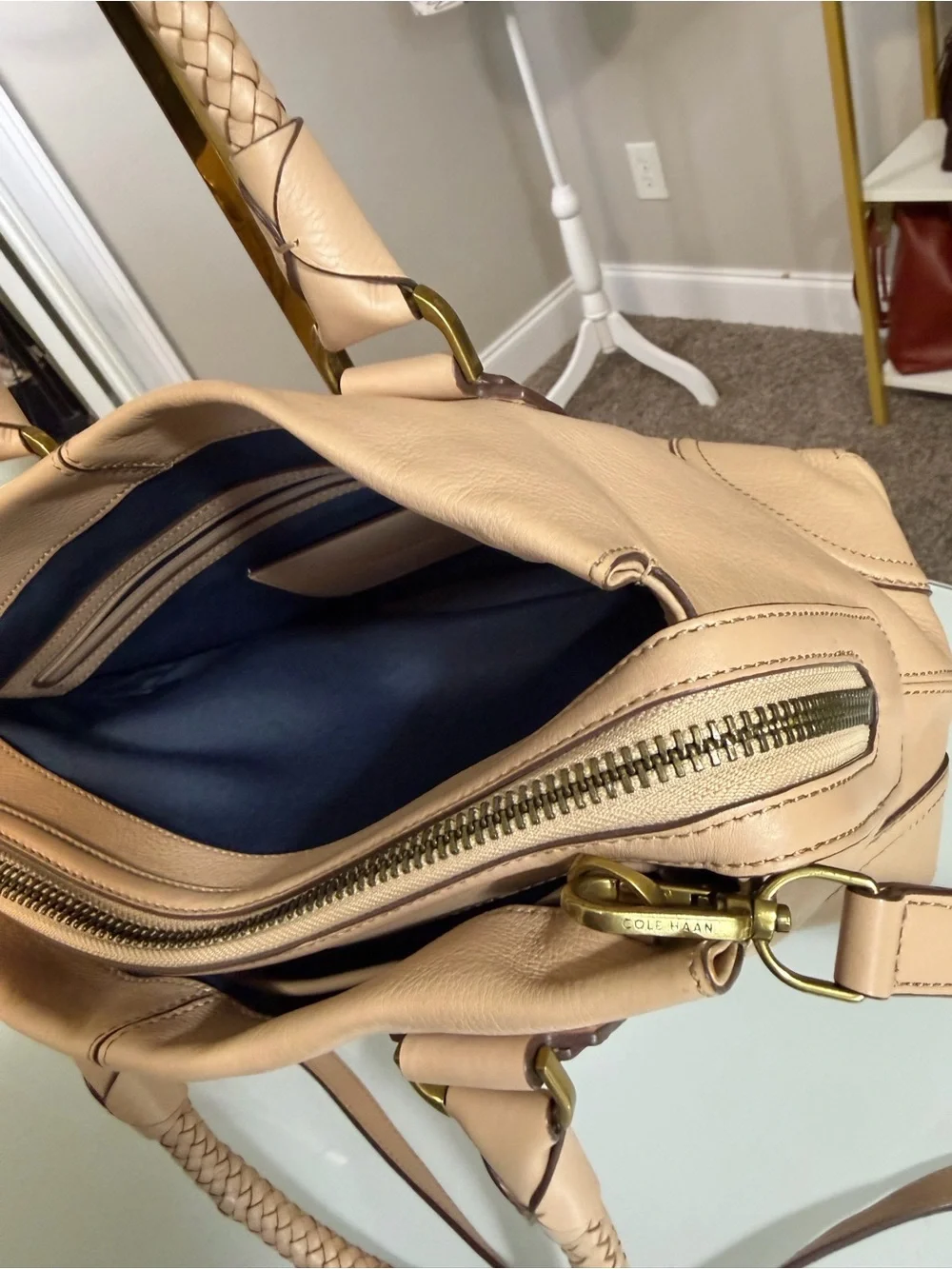 Cole Haan structured beige